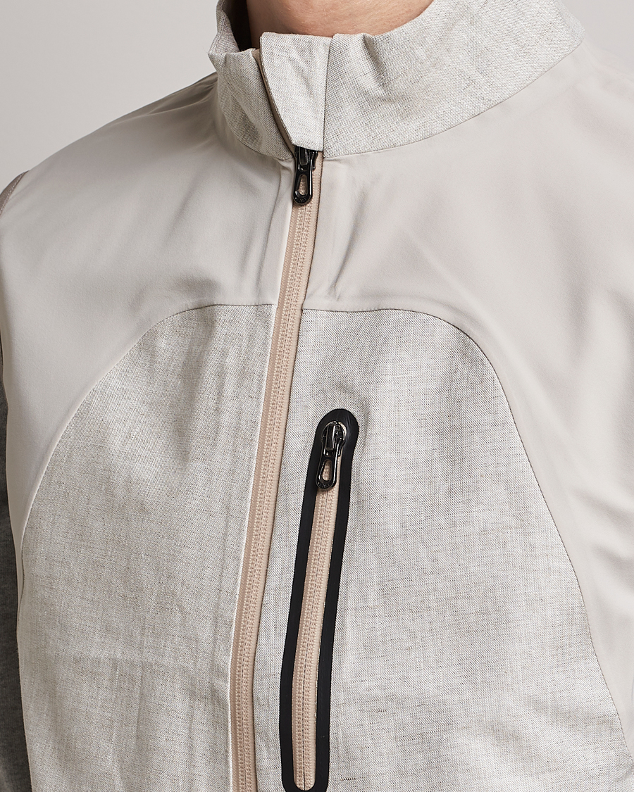Mies | Ulkoliivit | SEASE | V-8 Linen Gilet Light Beige