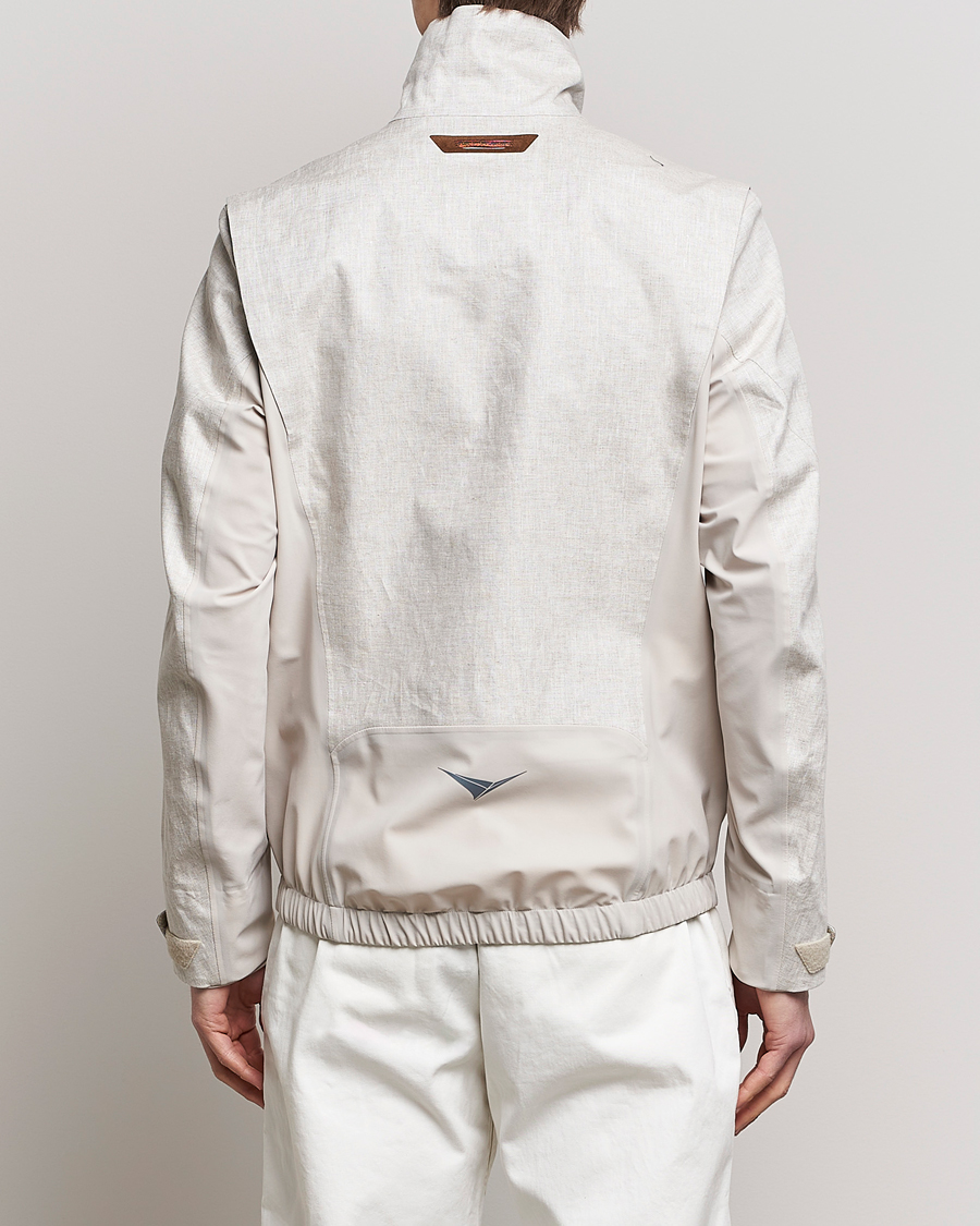 Mies | Takit | SEASE | Windseeker Linen Jacket Light Beige