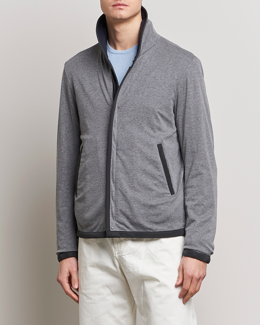 Mies | Takit | SEASE | Reversible Stretch Nylon Jacket Navy