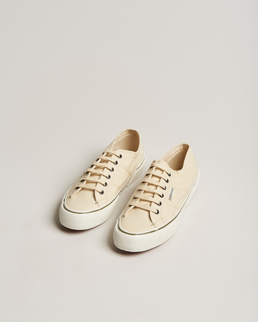 Mies |  | Superga | 2490 Bold Canvas Snearkers Beige Eggshell