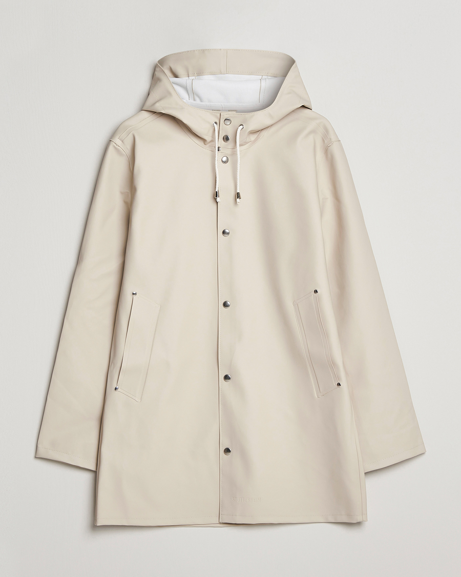 Mies | Takit | Stutterheim | Stockholm Raincoat Oyster Grey