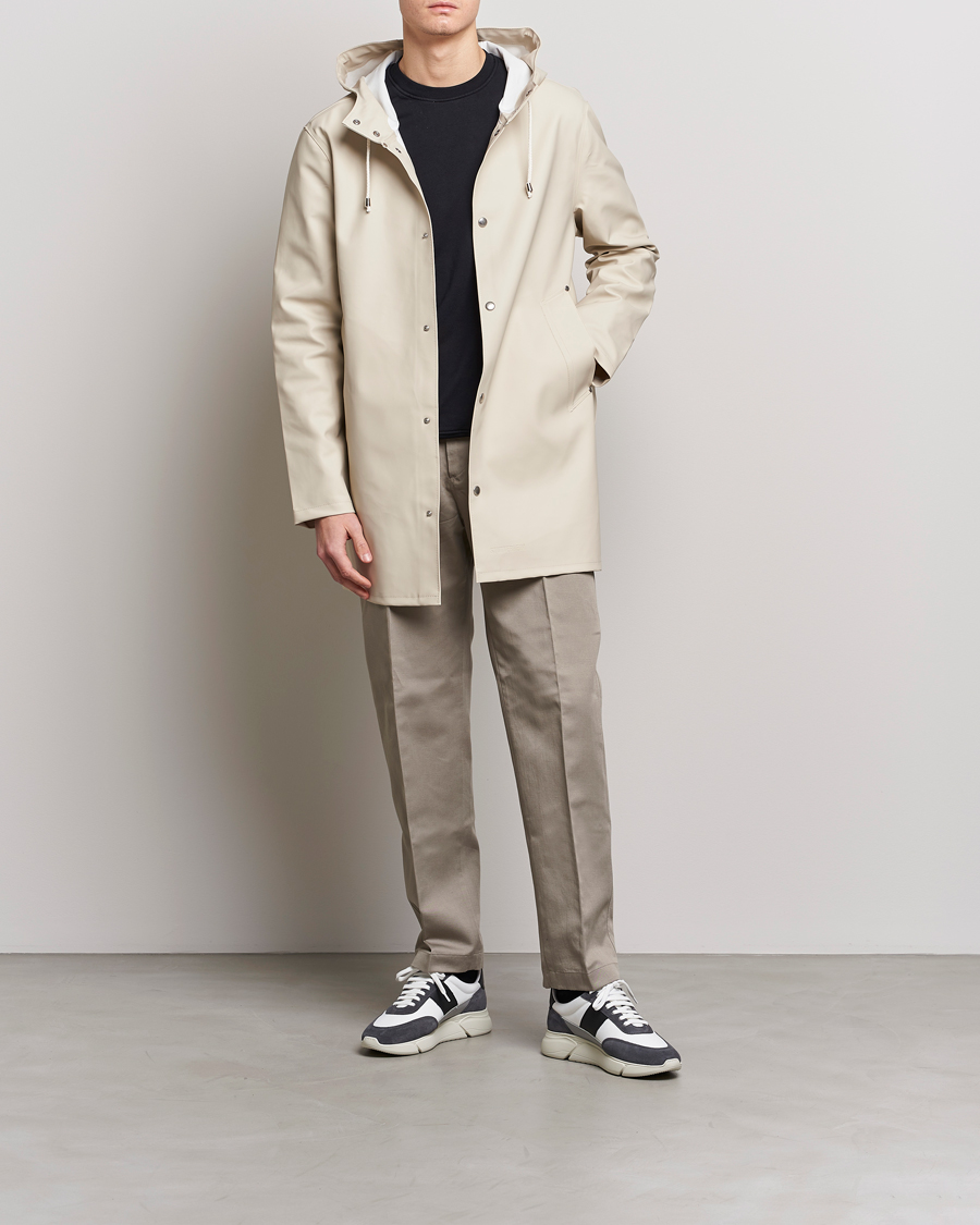 Mies | Takit | Stutterheim | Stockholm Raincoat Oyster Grey