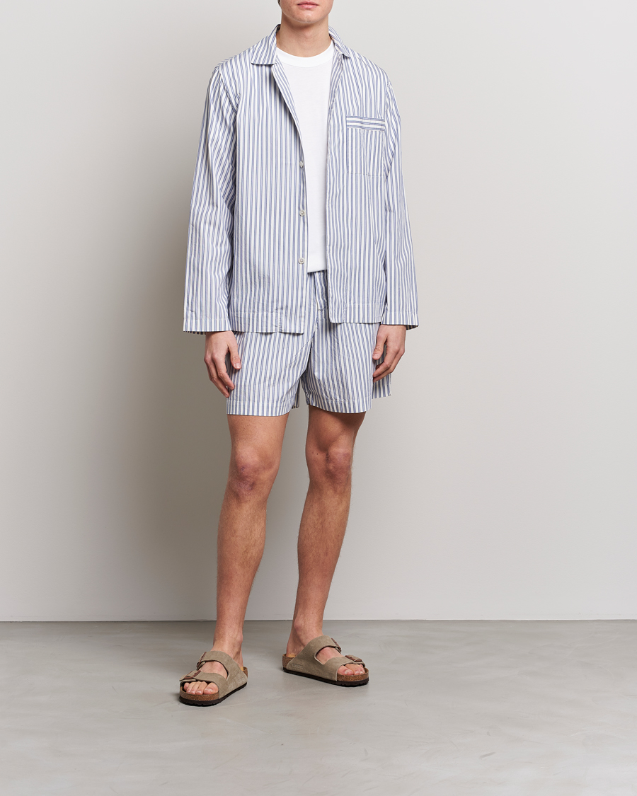 Mies | Yöpuvut ja kylpytakit | Tekla | Poplin Pyjama Shorts Skagen Stripes