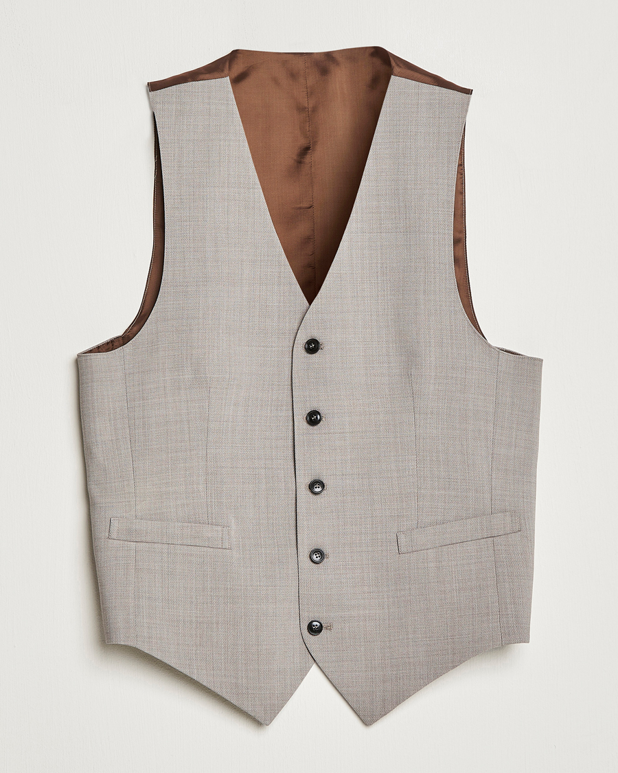 Mies | Pikkutakit | Tiger of Sweden | Wade Wool Waistcoat Irish Cream