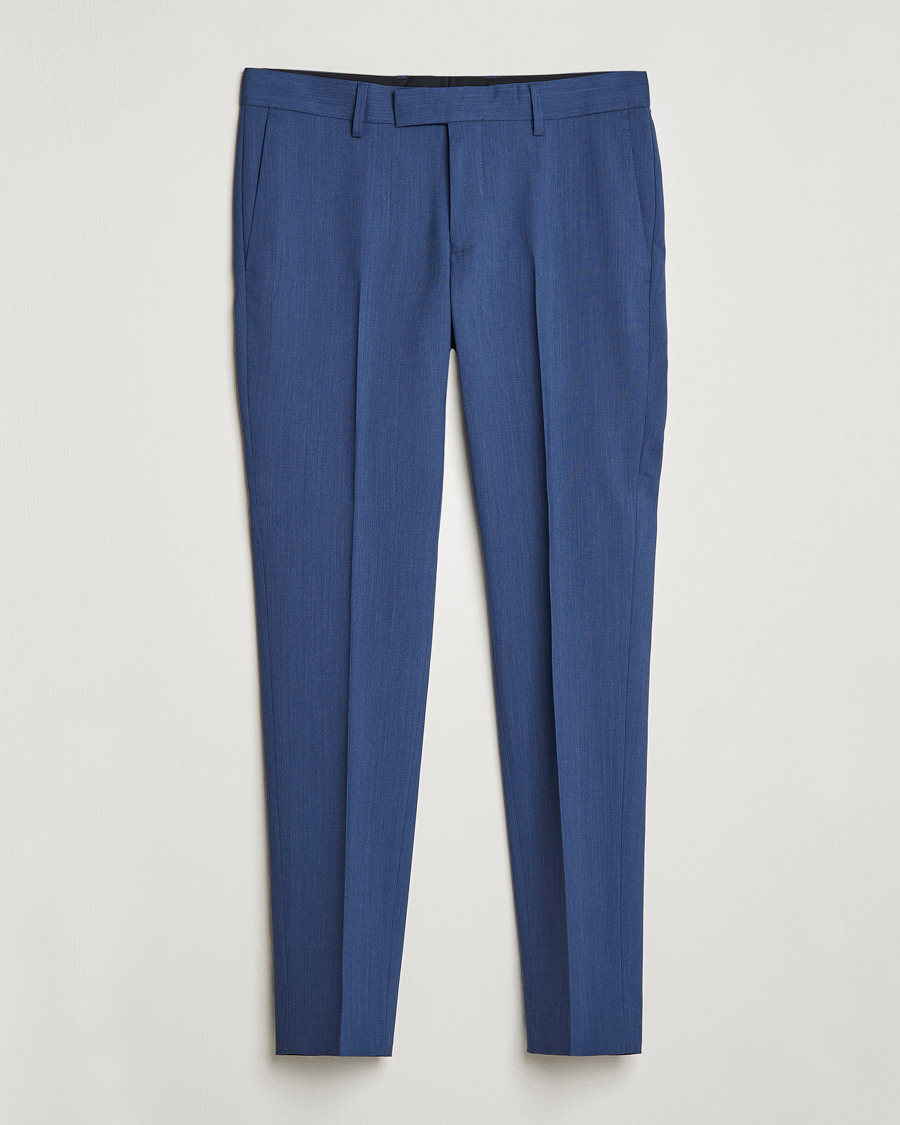 Mies | Housut | Tiger of Sweden | Tordon Wool Trousers Garage Blue