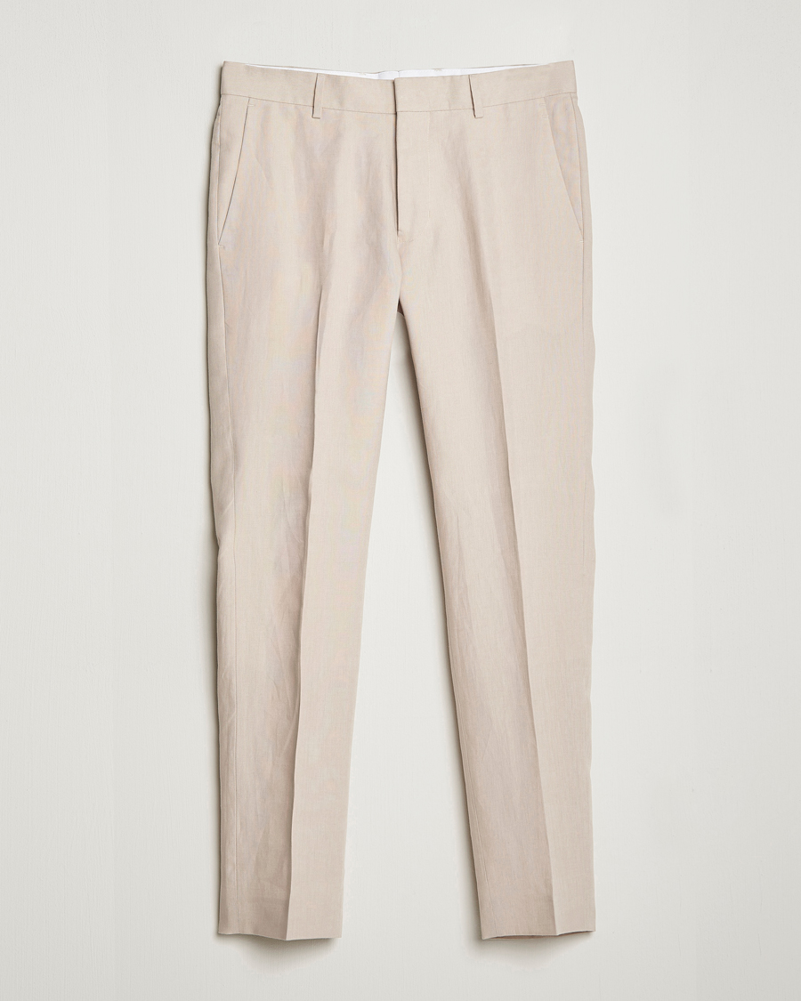 Mies | Housut | Tiger of Sweden | Tenutas Linen Trousers Cream Sand