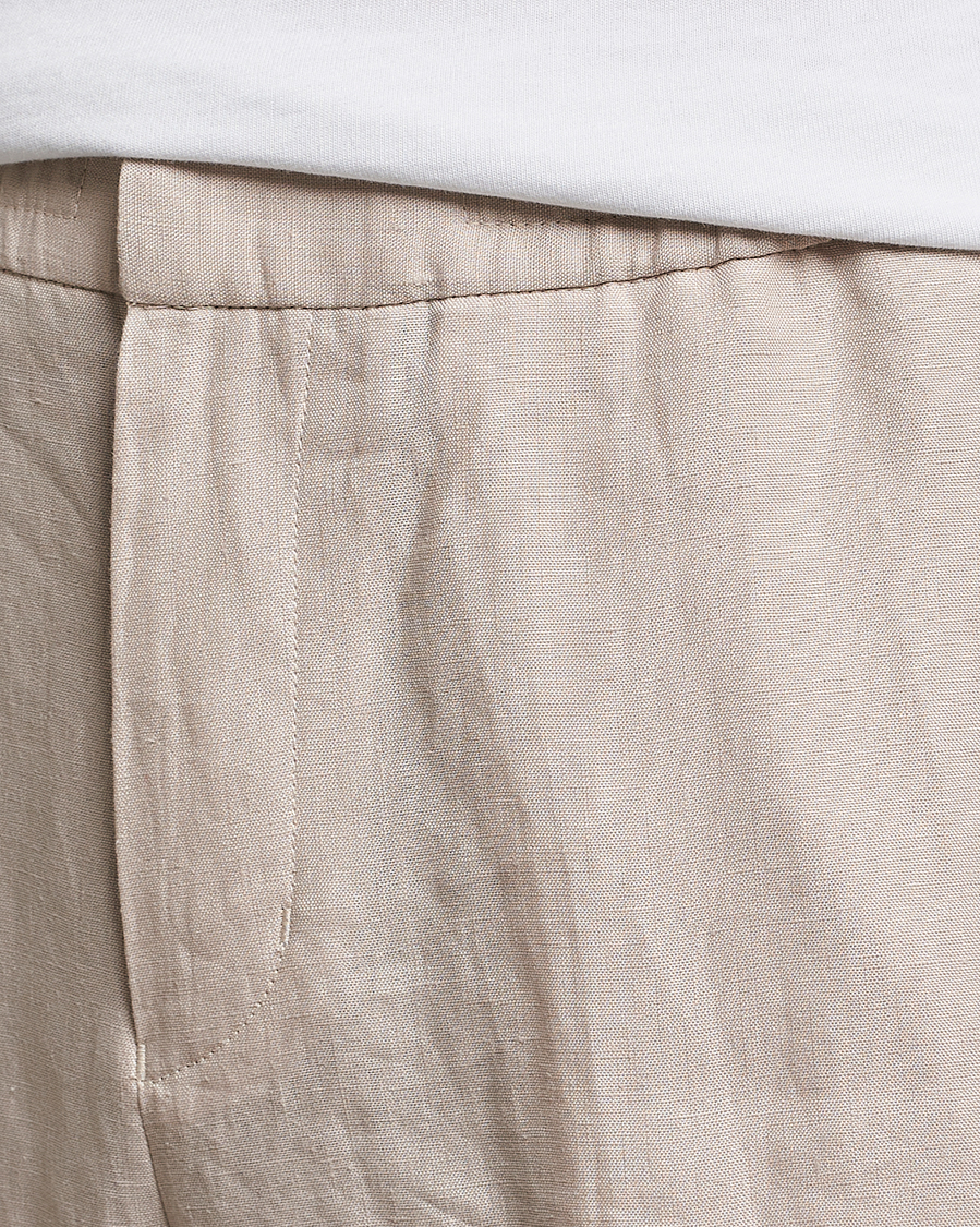 Mies | Housut | Tiger of Sweden | Taven Linen Trousers Cream Sand
