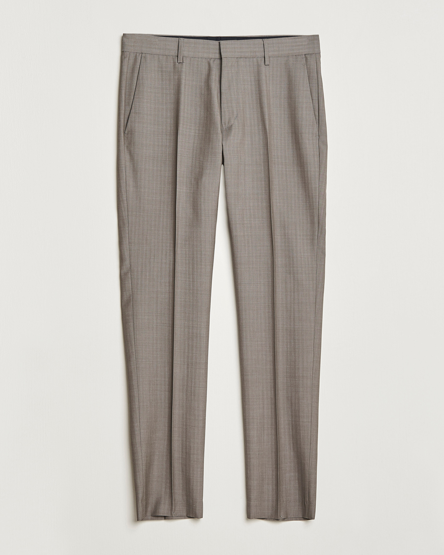 Mies | Housut | Tiger of Sweden | Tenuta Wool Trousers Dark Sand