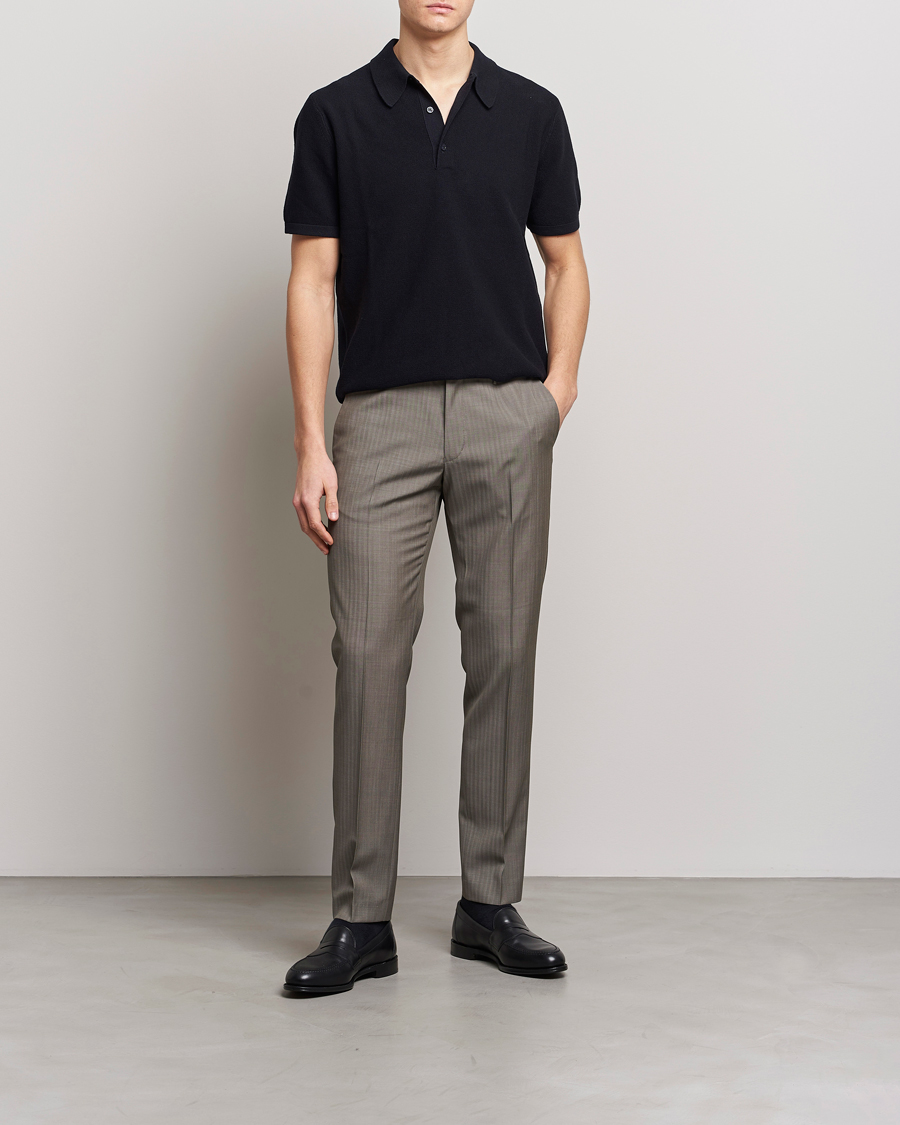 Mies | Housut | Tiger of Sweden | Tenuta Wool Trousers Dark Sand