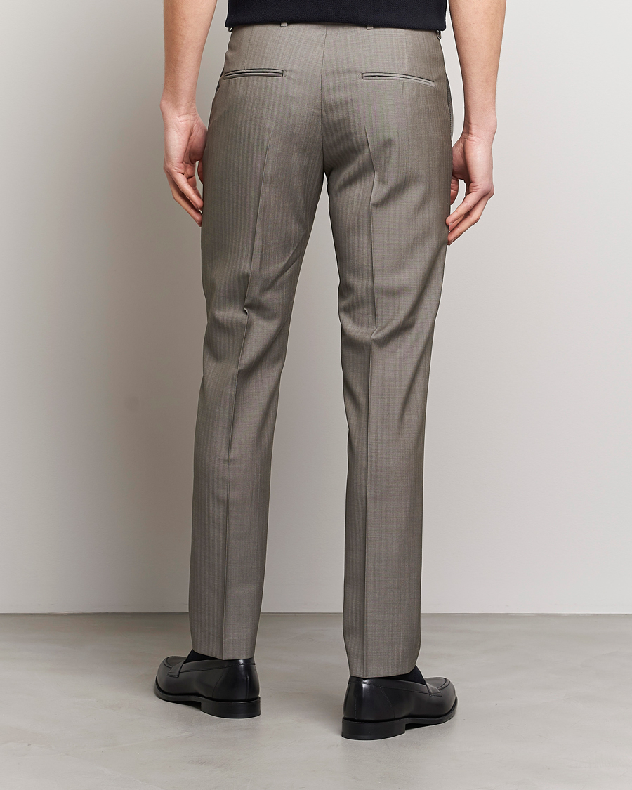 Mies | Housut | Tiger of Sweden | Tenuta Wool Trousers Dark Sand