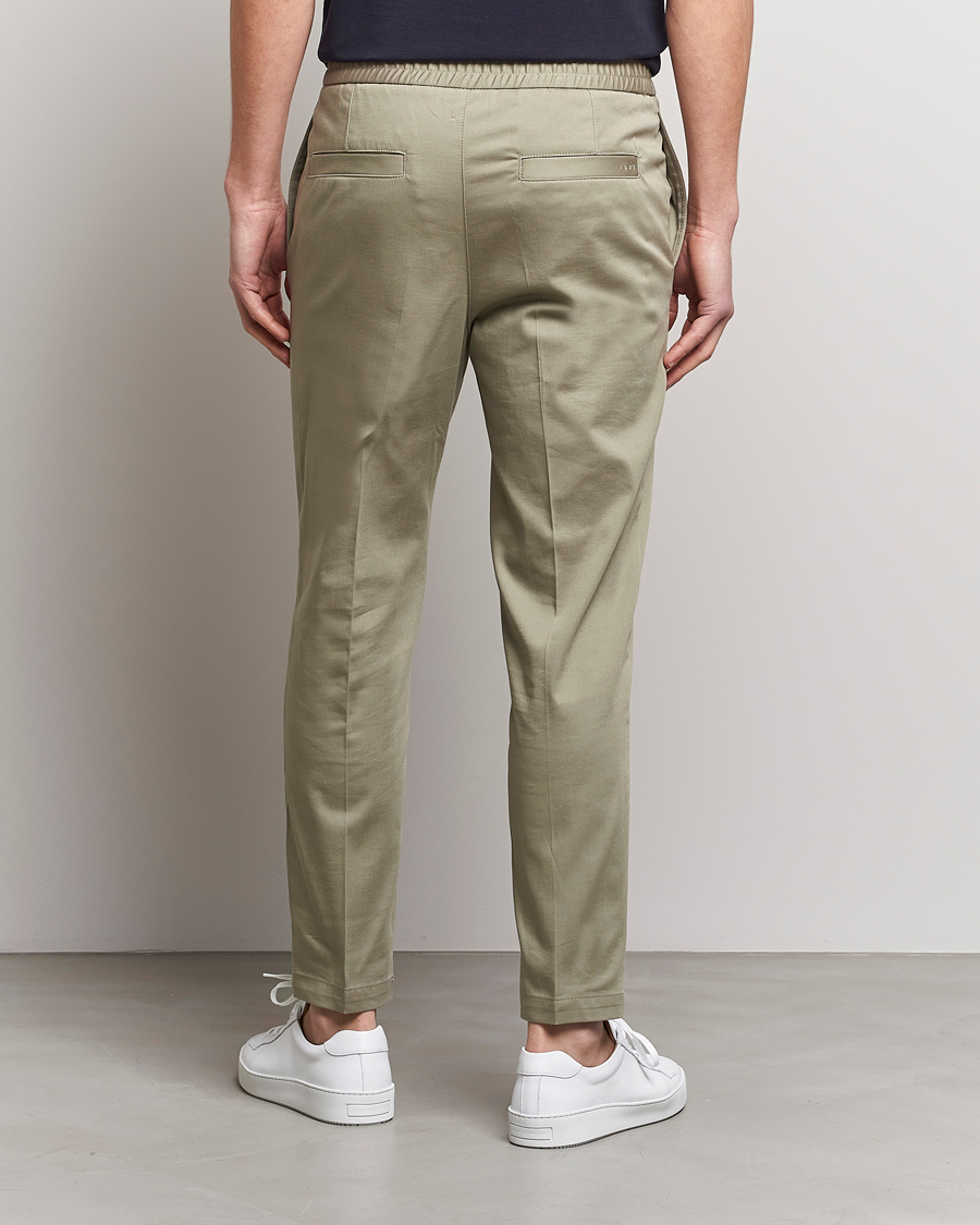 Mies | Housut | Tiger of Sweden | Sosa Cotton Trousers Dusty Green