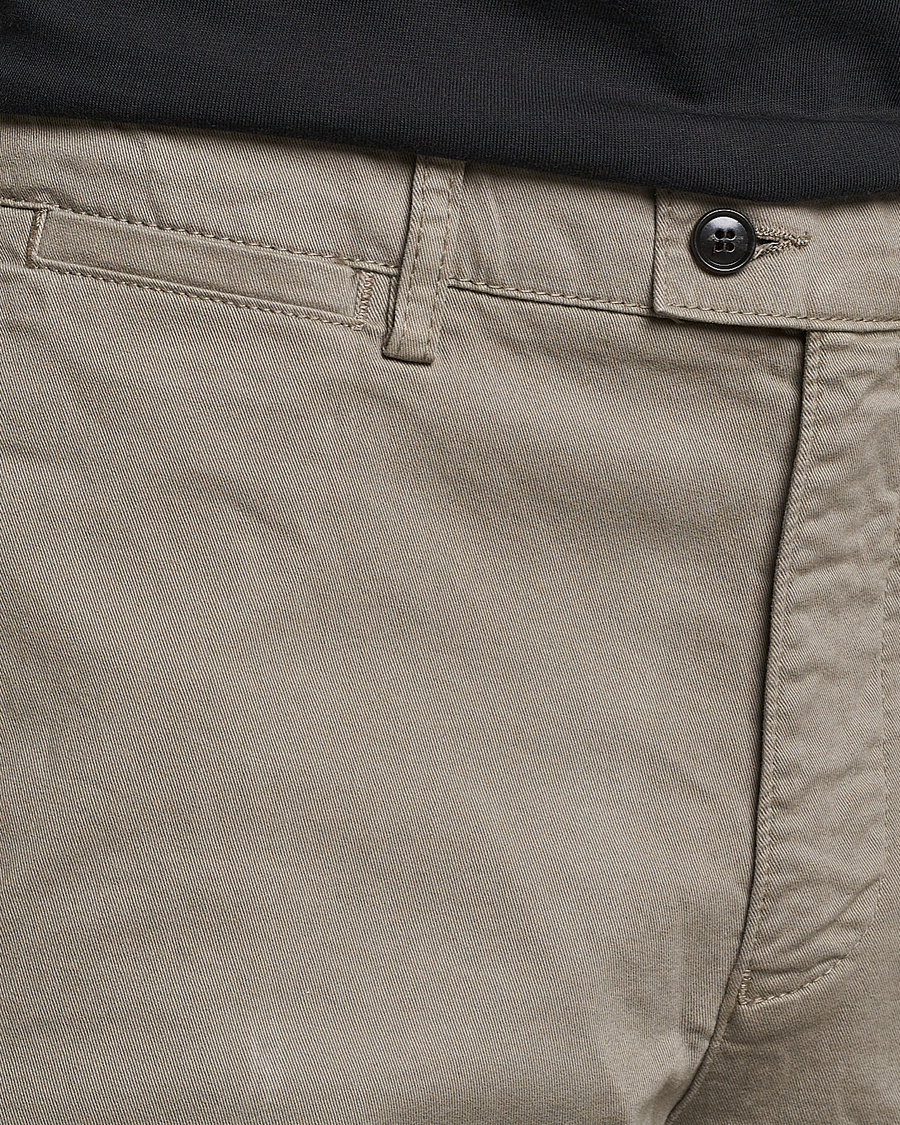 Mies | Shortsit | Tiger of Sweden | Caid Cotton Shorts Dusty Green