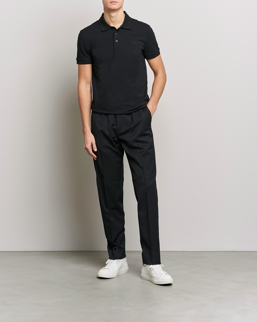 Mies | Pikeet | Tiger of Sweden | Diaros Cotton Pique Black