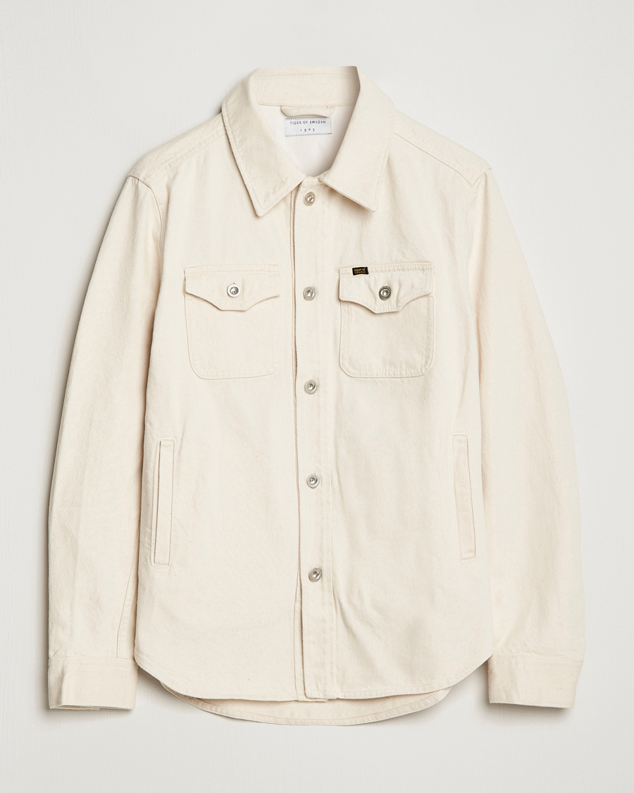Mies | Takit | Tiger of Sweden | Get Denim Jacket Ecru denim