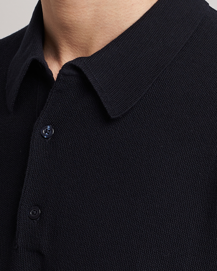 Mies | Puserot | Tiger of Sweden | Jenkim Knitted Pique Dark Ink