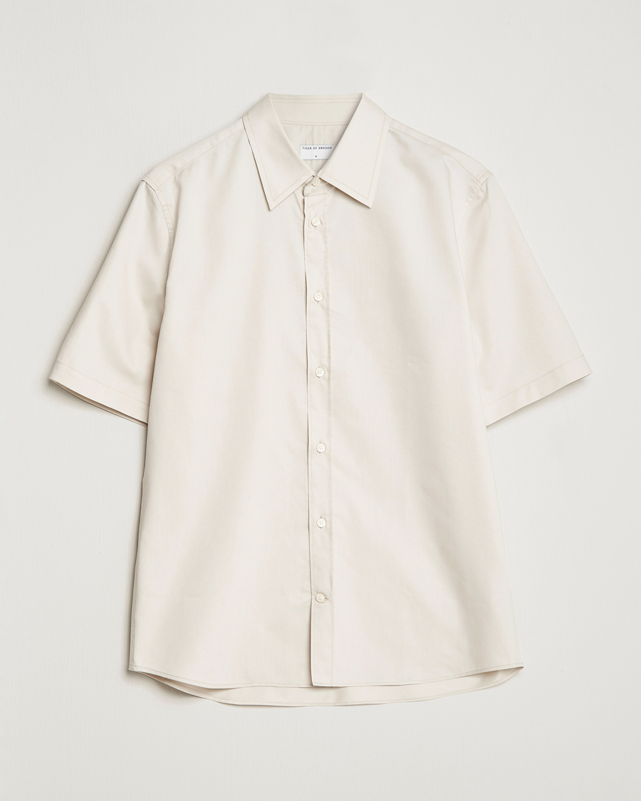 Mies | Kauluspaidat | Tiger of Sweden | Enree Lyocell Shirt Light Ivory