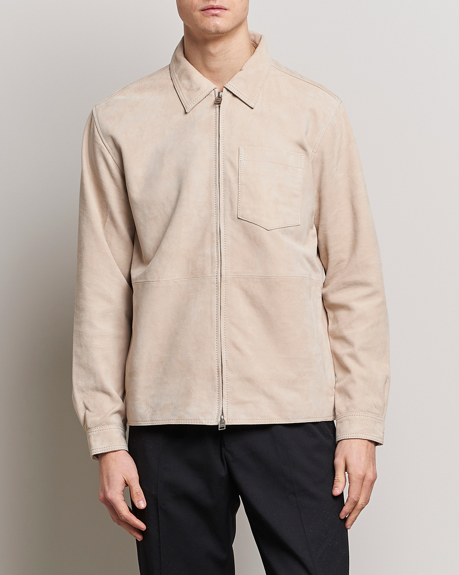 Mies | Takit | Tiger of Sweden | Lawson Suede Jacket Light Iory