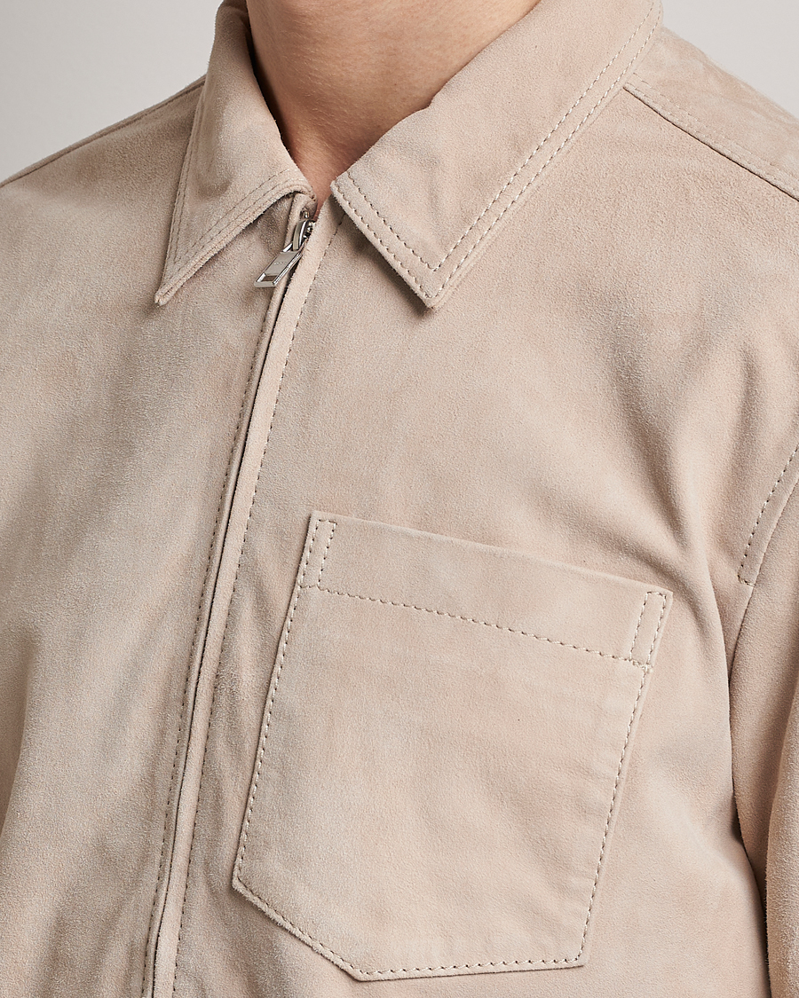 Mies | Takit | Tiger of Sweden | Lawson Suede Jacket Light Iory