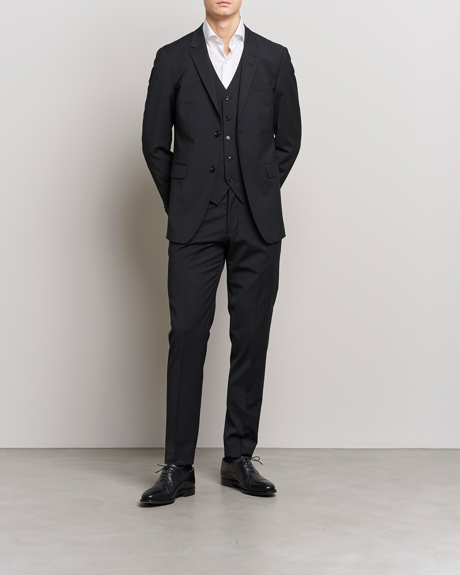 Mies | Pikkutakit | Tiger of Sweden | Jerretts Wool Travel Suit Blazer Black
