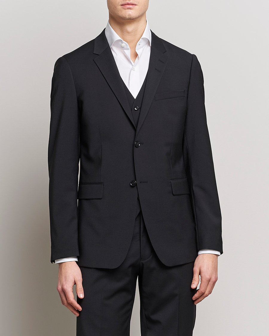 Mies | Puvuntakit | Tiger of Sweden | Jerretts Wool Travel Suit Blazer Black