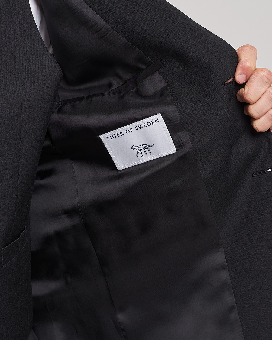 Mies | Pikkutakit | Tiger of Sweden | Jerretts Wool Travel Suit Blazer Black