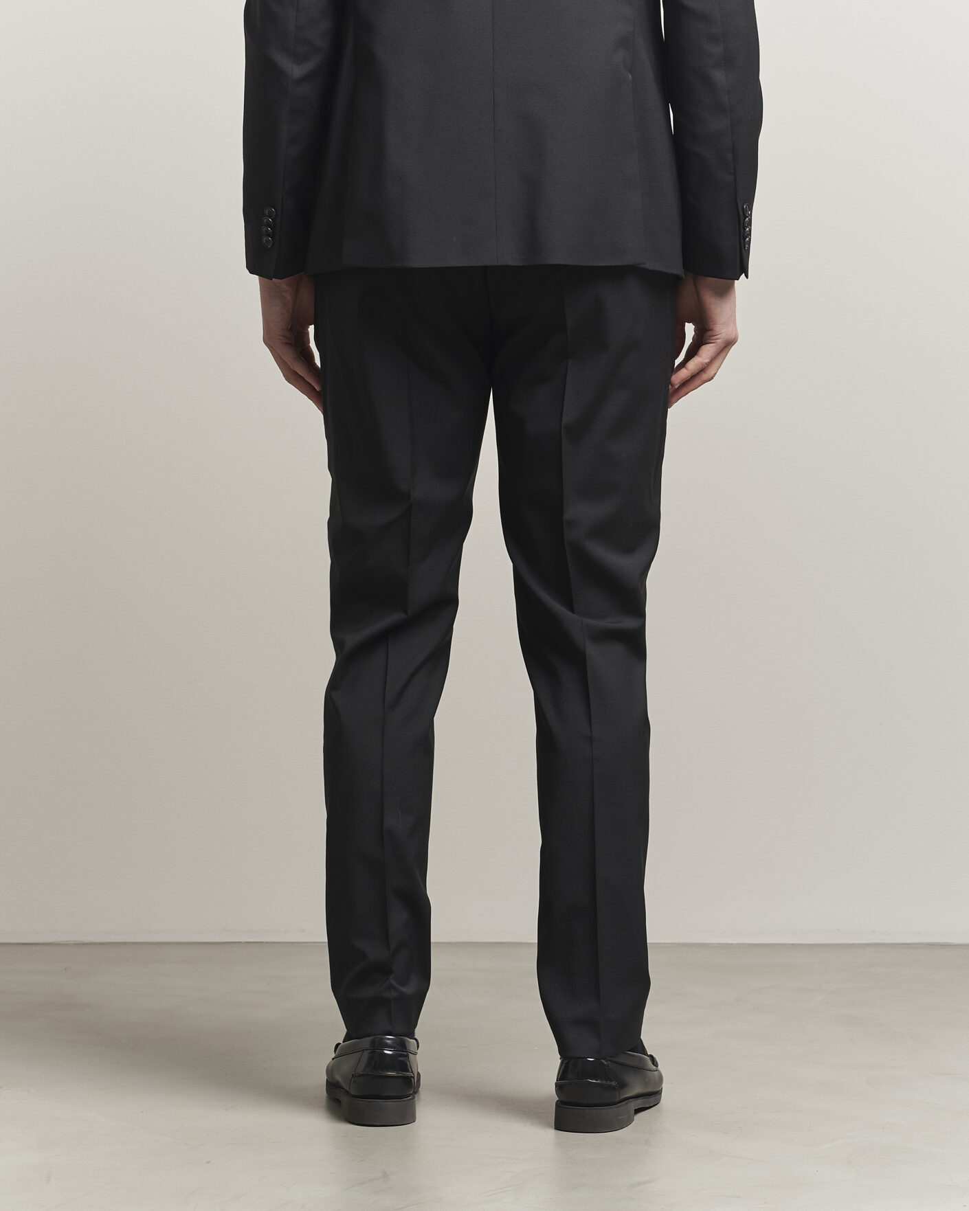 Mies | Housut | Tiger of Sweden | Tenuta Wool Travel Suit Trousers Black
