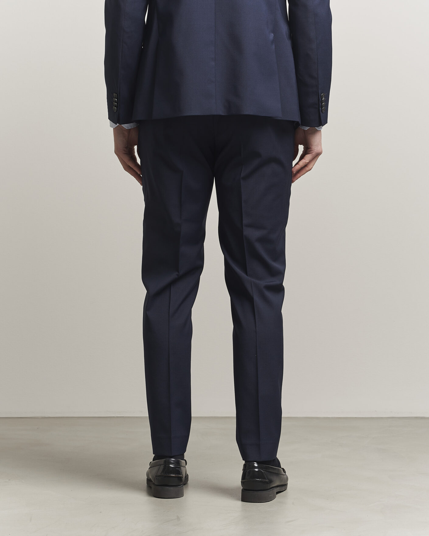 Mies | Housut | Tiger of Sweden | Tenuta Wool Travel Suit Trousers Royal Blue