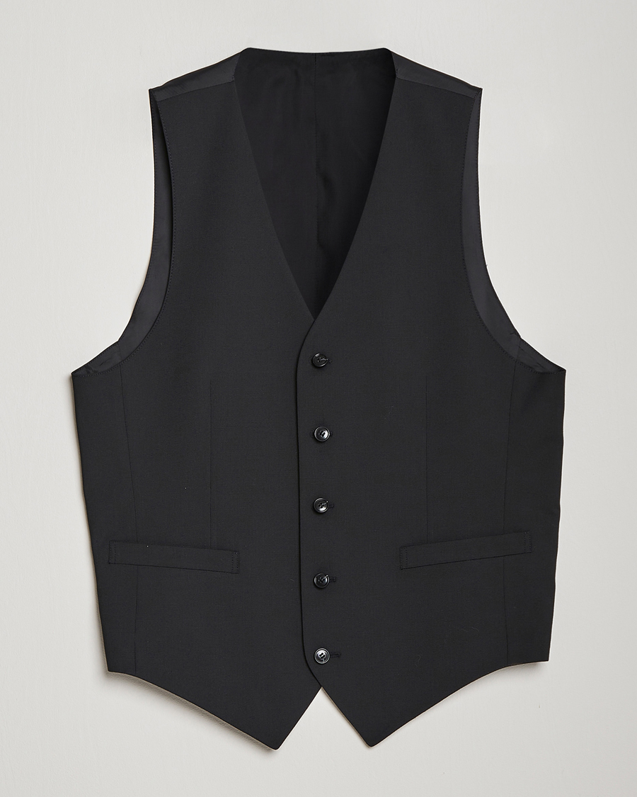 Mies | Pikkutakit | Tiger of Sweden | Wayde Wool Travel Waistcoat Black