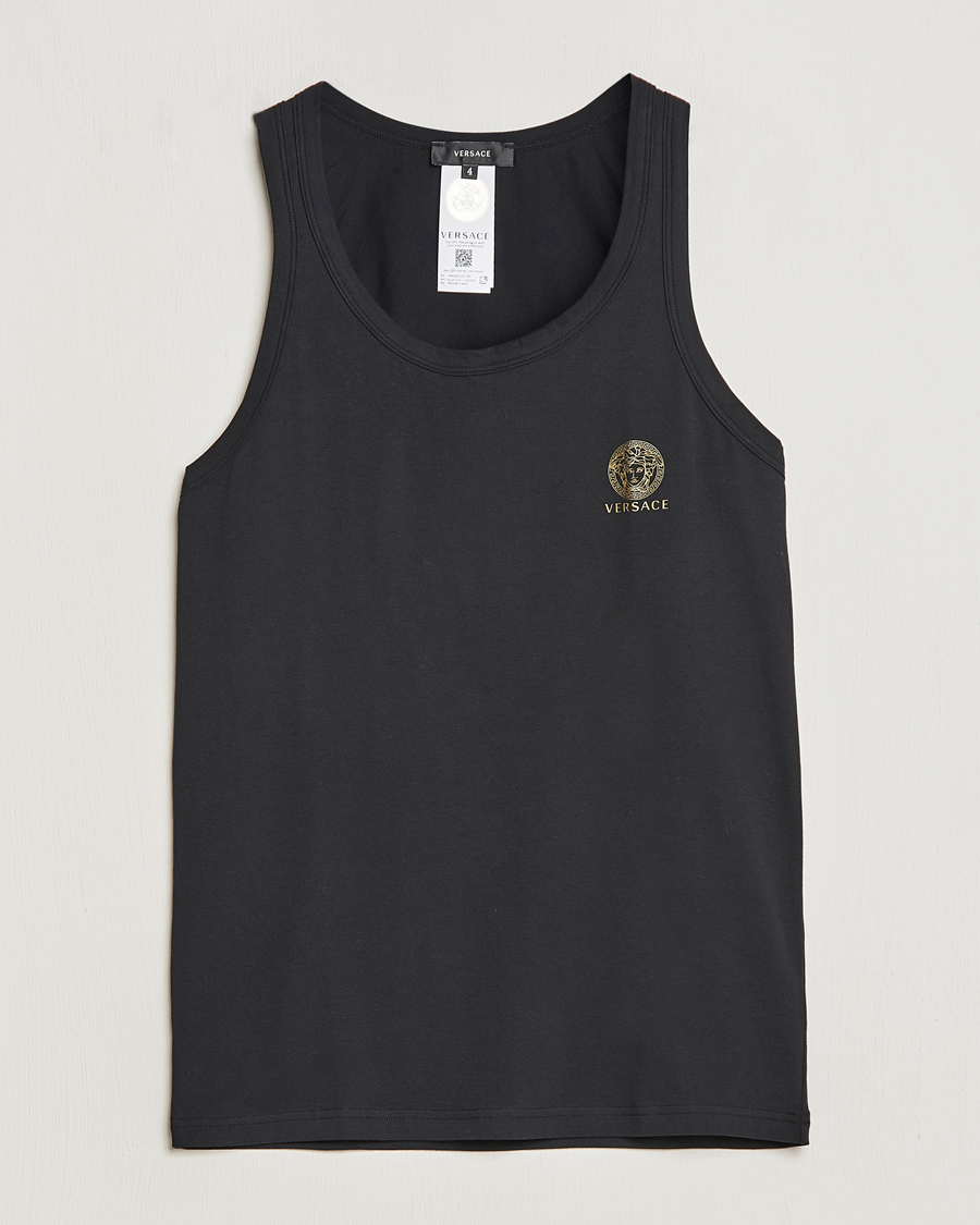 Mies | T-paidat | Versace | Medusa Tank Top Black