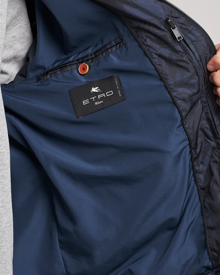 Mies | Takit | Etro | Packable Nylon Bomber Navy