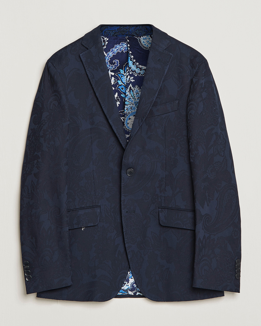 Mies | Pikkutakit | Etro | Jacquard Blazer Navy