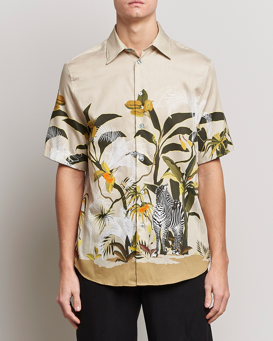 Mies | Lyhythihaiset kauluspaidat | Etro | Printed Camp Collar Shirt Beige