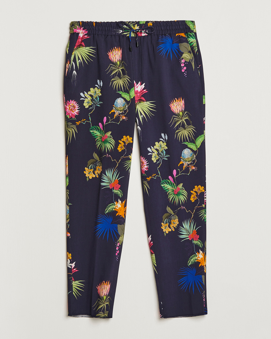 Mies | Housut | Etro | Printed Casual Trousers Navy