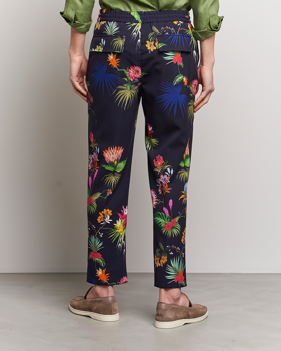 Mies | Housut | Etro | Printed Casual Trousers Navy
