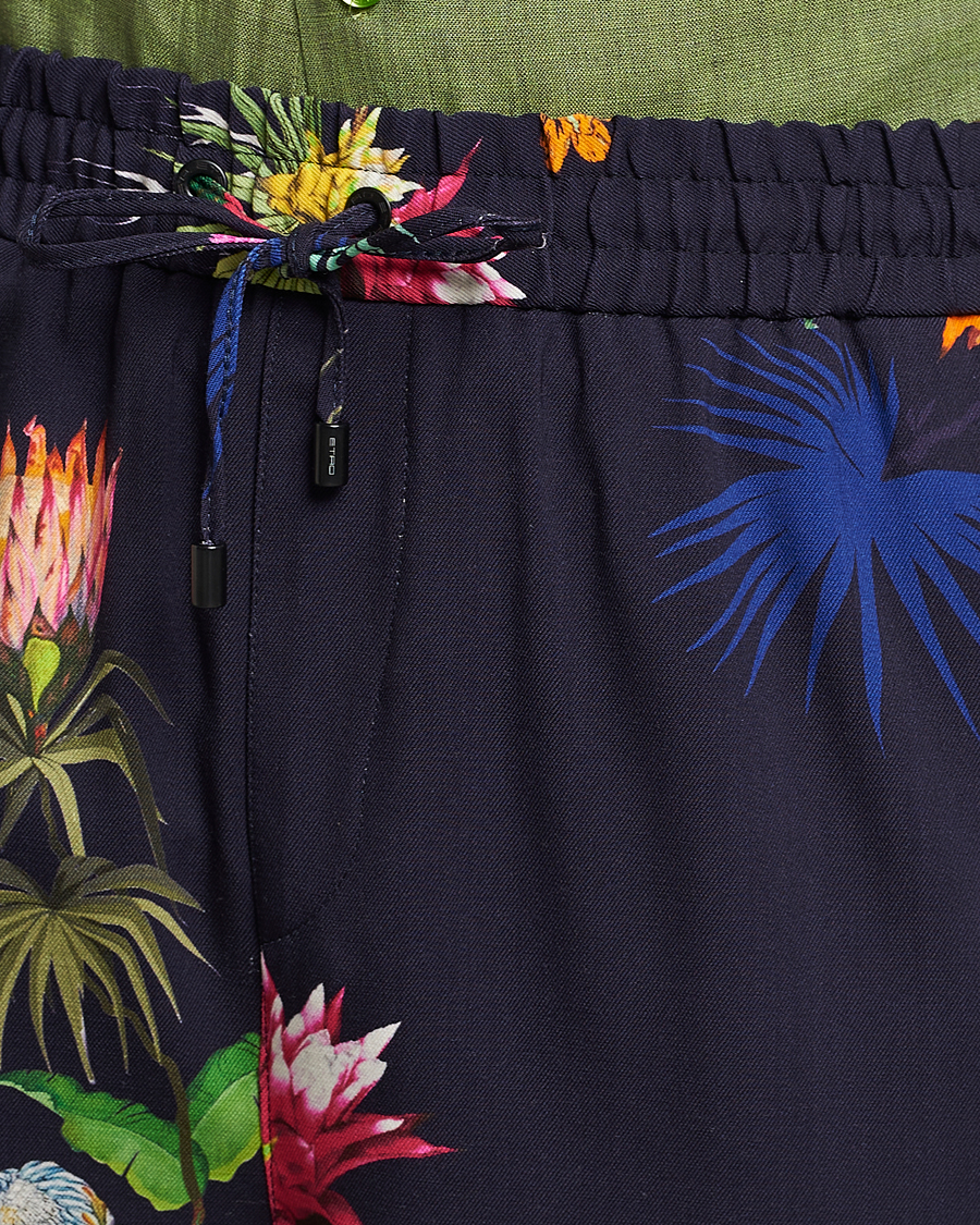 Mies | Housut | Etro | Printed Casual Trousers Navy