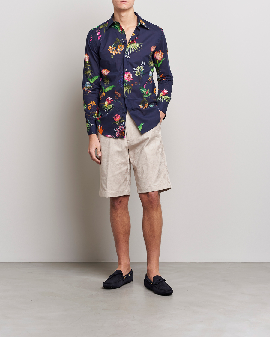 Mies | Shortsit | Etro | Jacquard Weave Shorts Beige