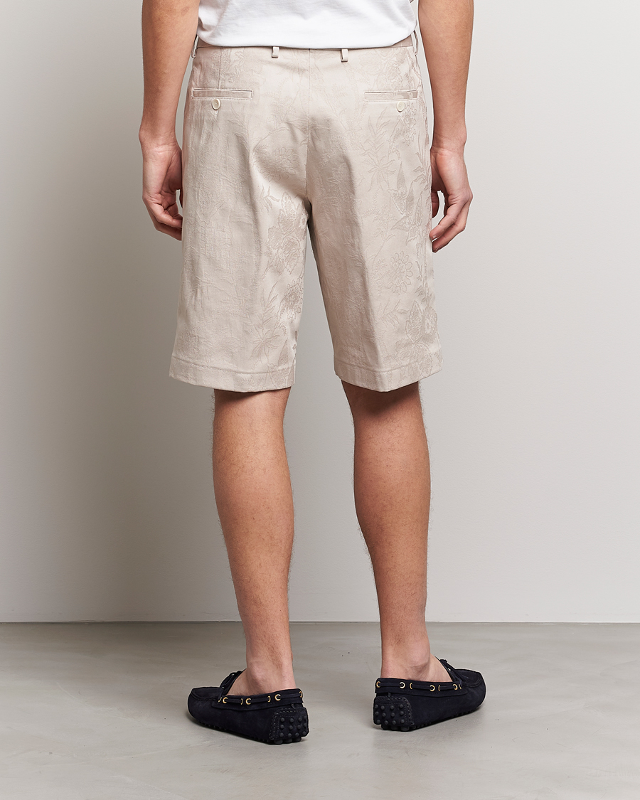 Mies | Shortsit | Etro | Jacquard Weave Shorts Beige