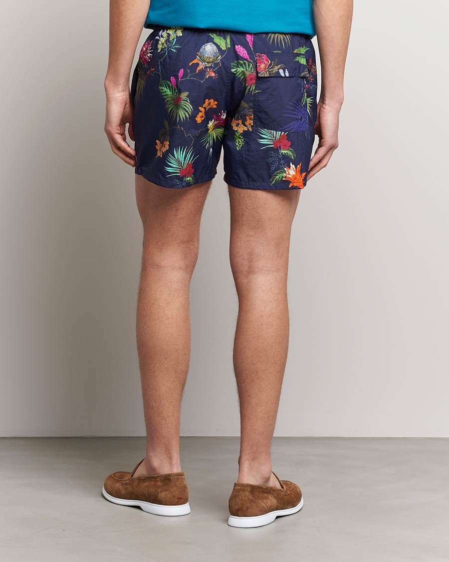 Mies | Uimahousut | Etro | Floreale Printed Swim Trunks Navy