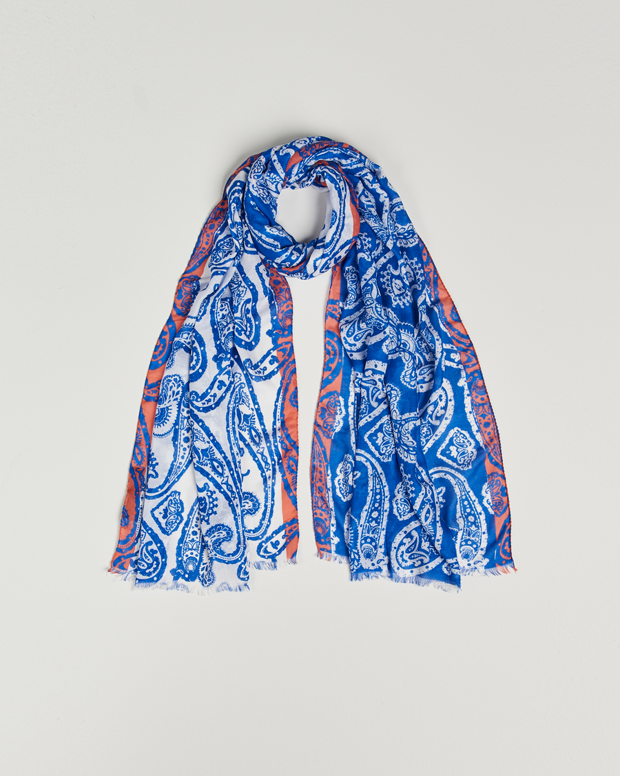 Mies | Etro Shaal Nur Cashmere Blend Scarf Blue | Etro | Shaal Nur Cashmere Blend Scarf Blue