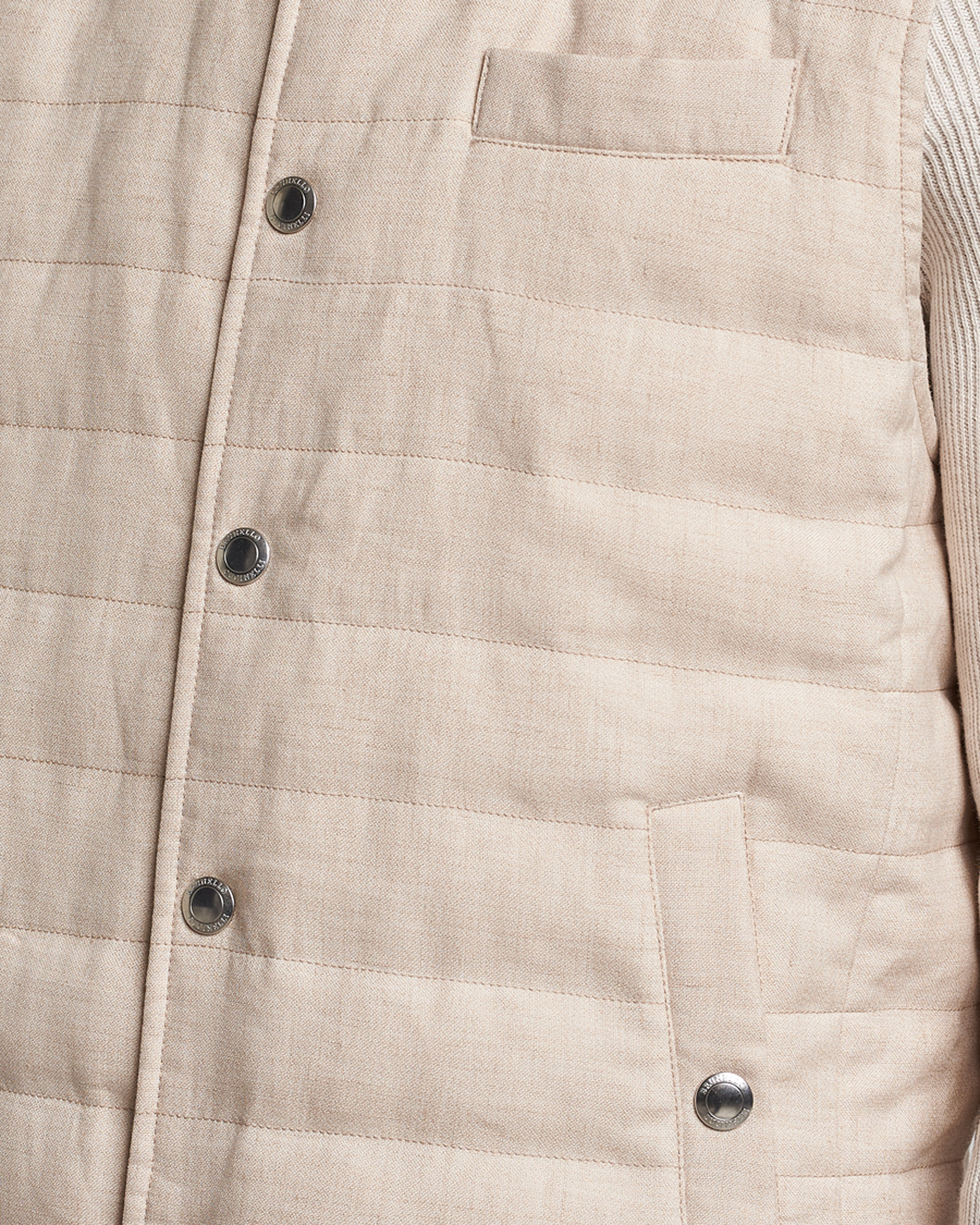 Mies | Ulkoliivit | Brunello Cucinelli | Cotton/Linen Gilet Light Beige
