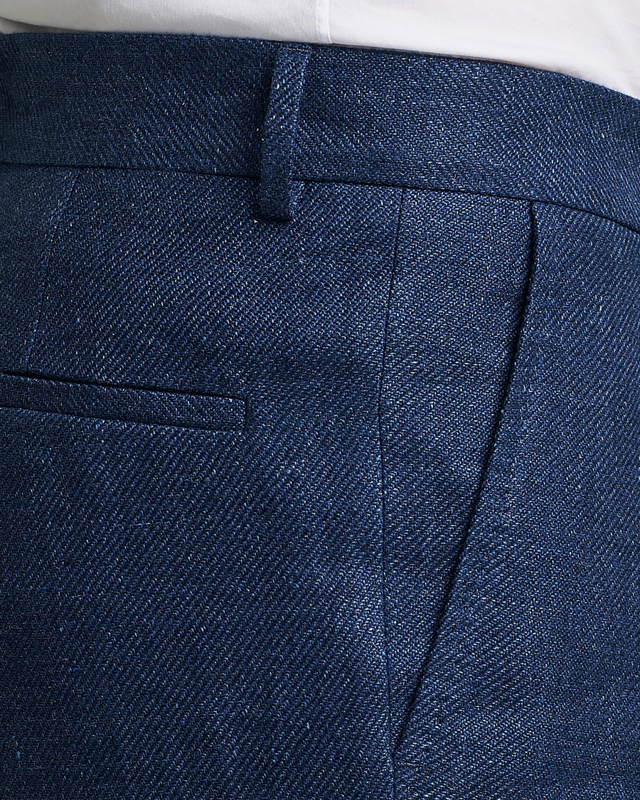 Mies | Puvut | Brunello Cucinelli | Linen/Silk Suit Royal Blue