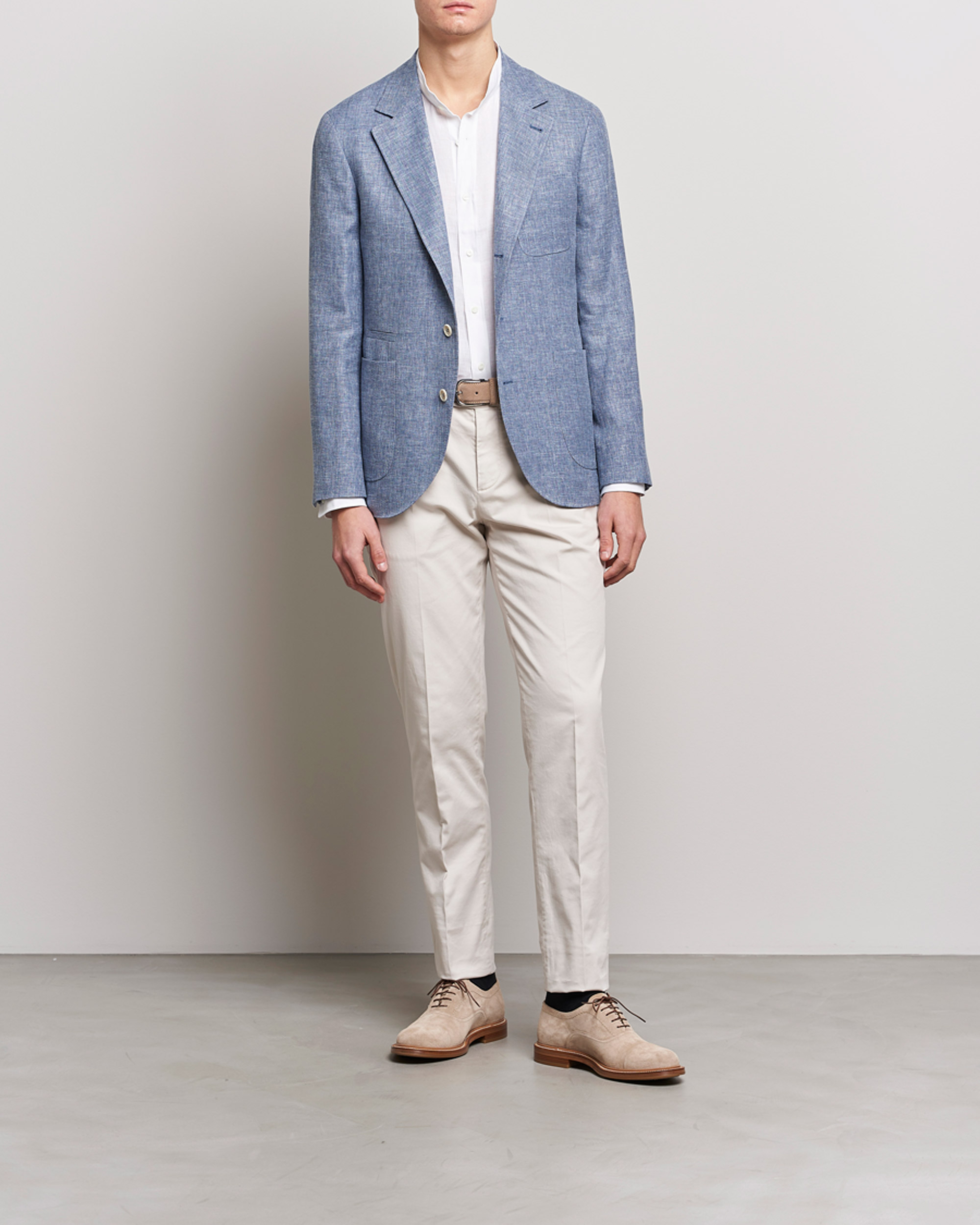 Mies | Housut | Brunello Cucinelli | Slim Fit Cotton Chinos Off White