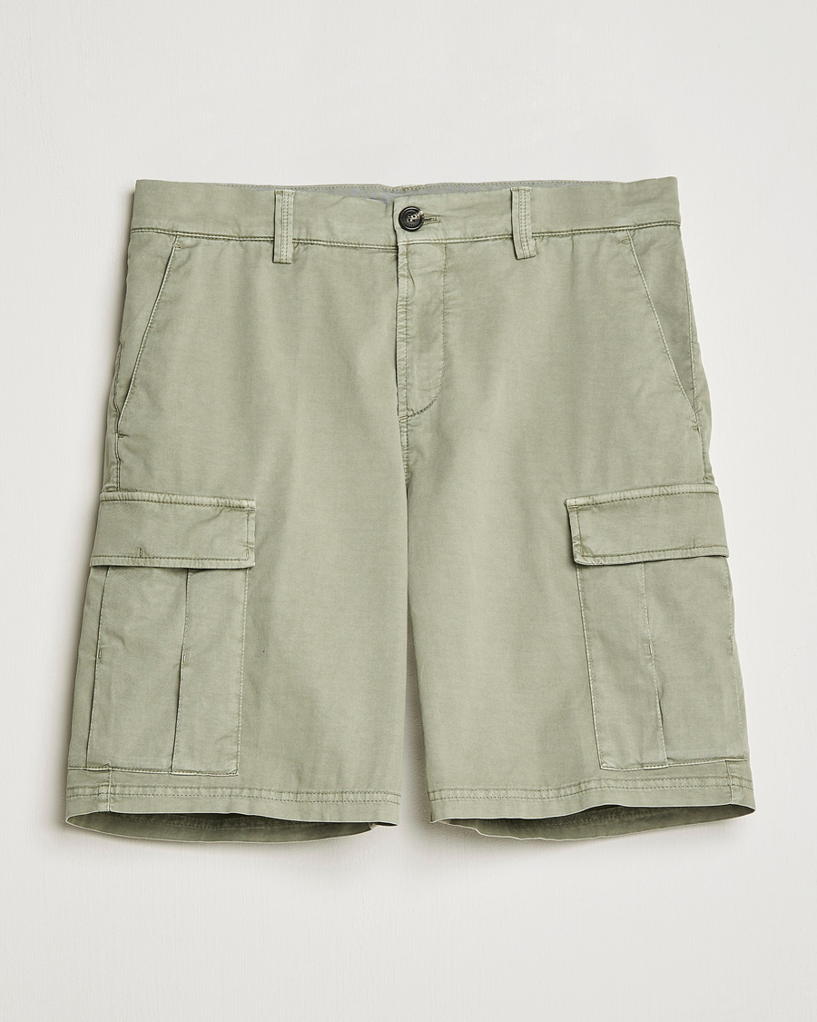 Mies | Shortsit | Brunello Cucinelli | Cargo Shorts Sage Green