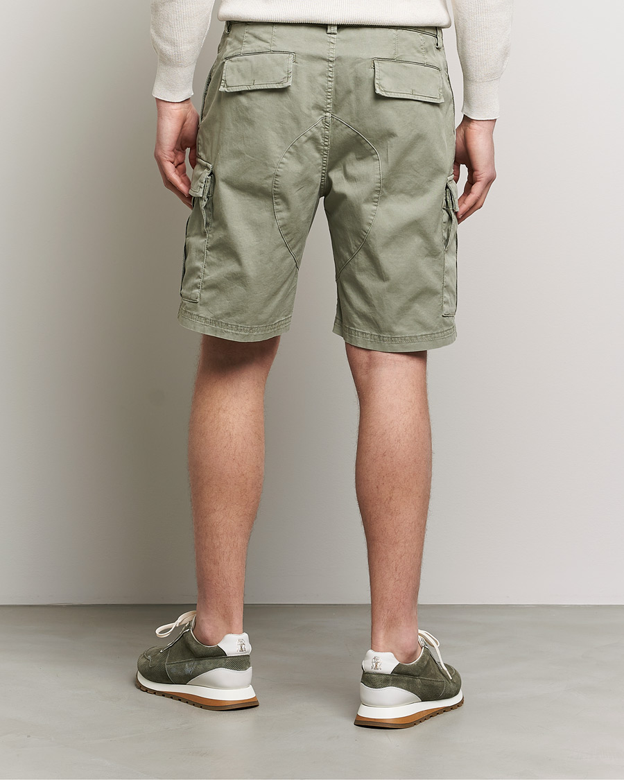 Mies | Shortsit | Brunello Cucinelli | Cargo Shorts Sage Green