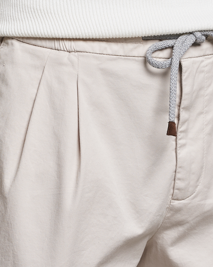 Mies | Shortsit | Brunello Cucinelli | Drawstring Shorts Light Beige