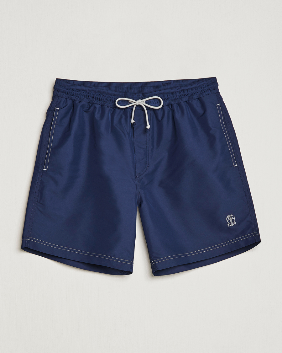 Mies | Uimahousut | Brunello Cucinelli | Nylon Swim Trunks Navy
