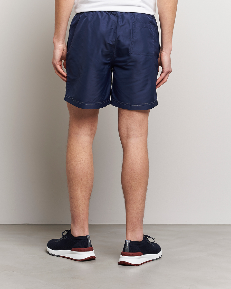 Mies | Uimahousut | Brunello Cucinelli | Nylon Swim Trunks Navy