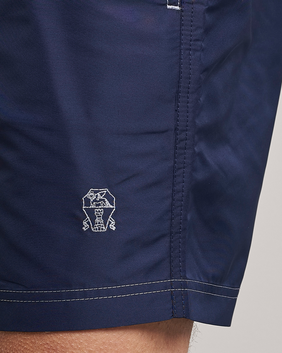 Mies | Uimahousut | Brunello Cucinelli | Nylon Swim Trunks Navy
