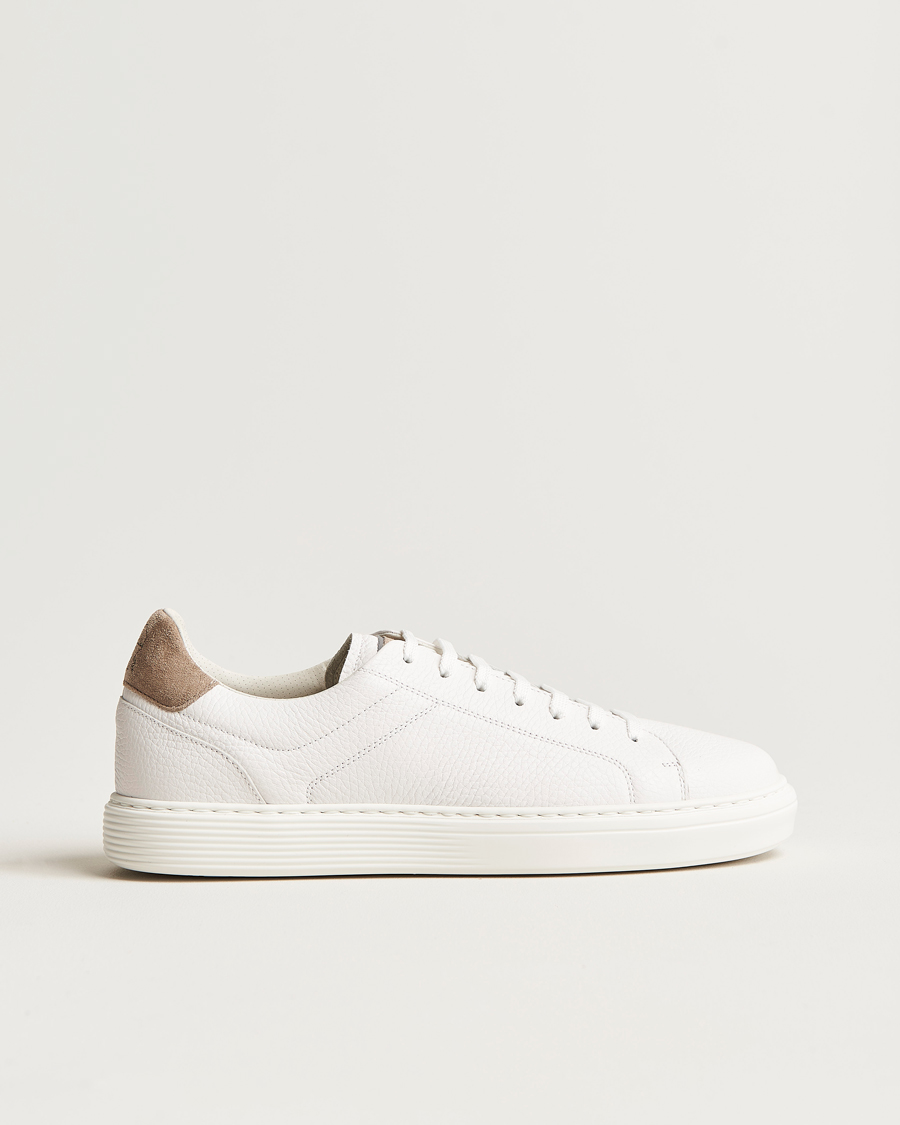 Mies |  | Brunello Cucinelli | Classic Sneaker  White Calf