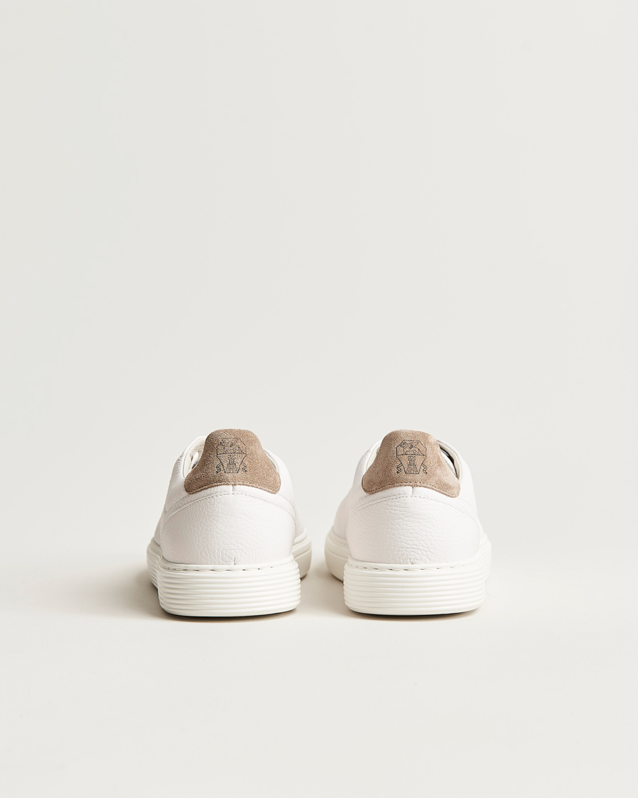 Mies | Brunello Cucinelli Classic Sneakers White Grain Calf | Brunello Cucinelli | Classic Sneakers White Grain Calf